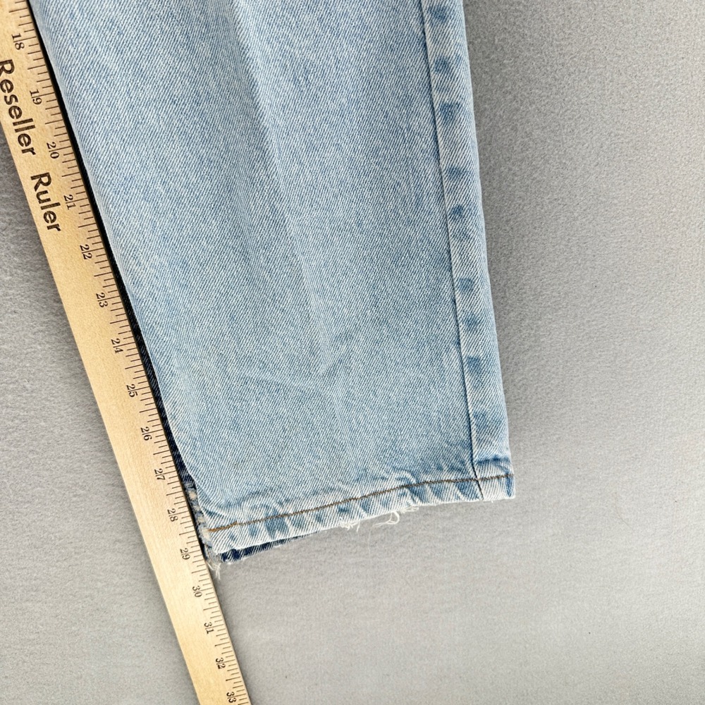 VTG Eddie Bauer (Set of 2) Mom Jeans Light Medium Wash SZ 12P 30x29 Distressed - Picture 7 of 10